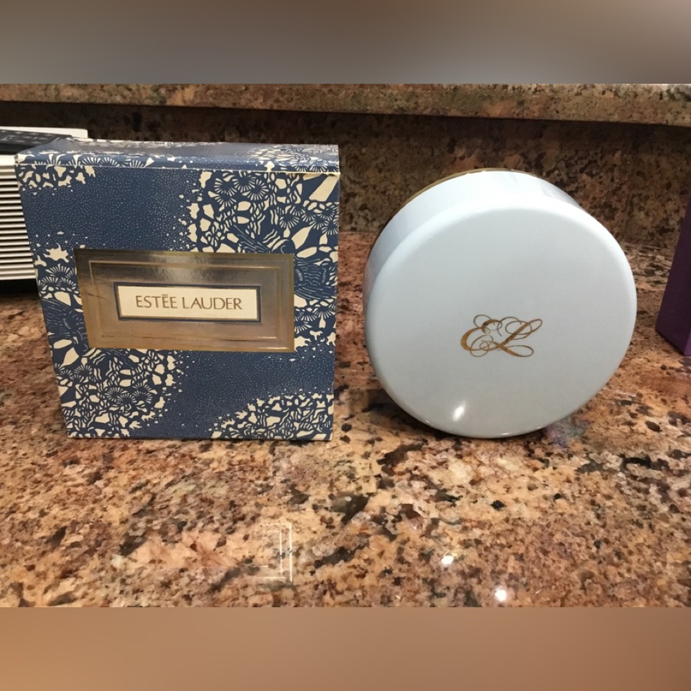 Vintage Estee Lauder Youth-Dew Dusting Powder with Gold Monogram - 5 Oz. - New
